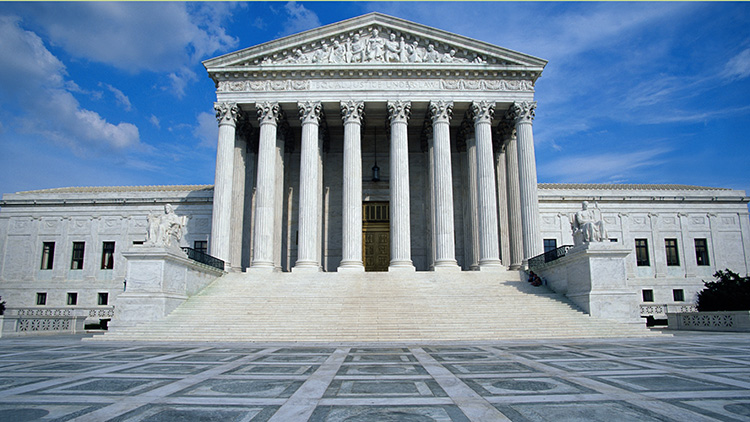 The exterior of the Supreme Court