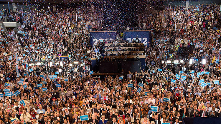 convention crowd