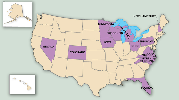 Swing State Map