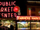 Neon signs: Public Market Center and Farmer's Market